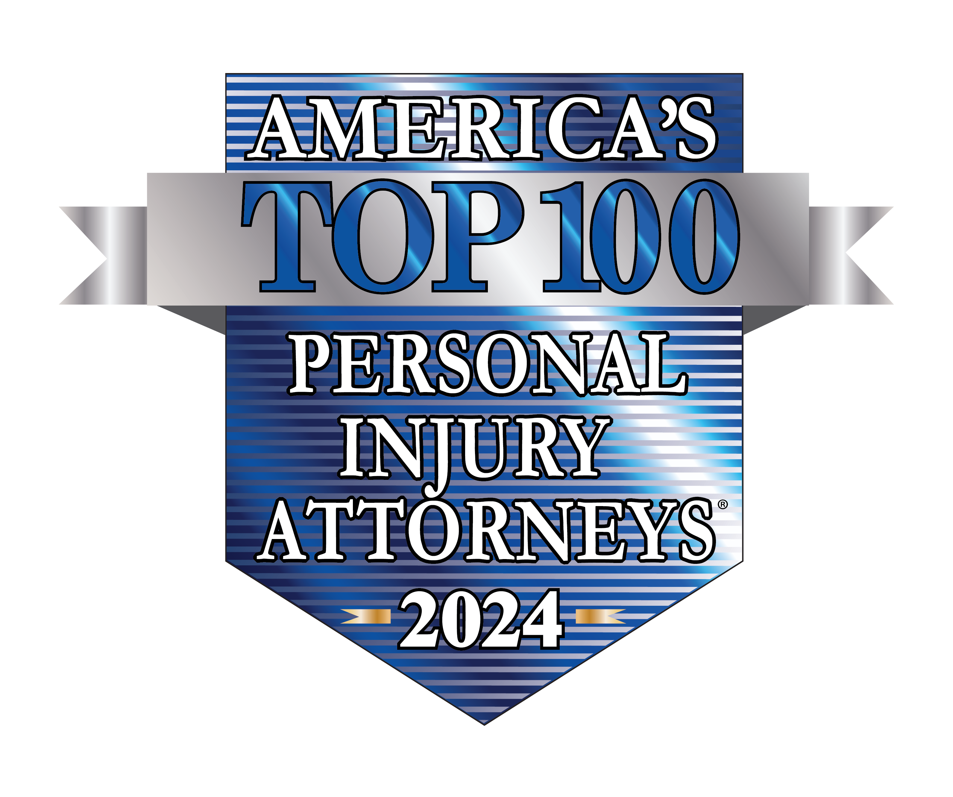 America's Top 100 Personal Injury Attorneys 2024® Recipient Award